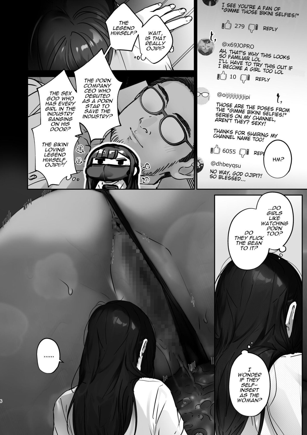 Hentai Manga Comic-Having Transformed into a Woman, I Want to Have Sex with a Male Pornstar-Read-5